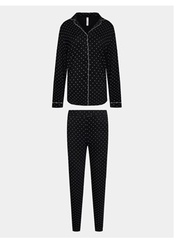 Hunkemöller Piżama 203193 Czarny Comfortable Fit ze sklepu MODIVO w kategorii Piżamy damskie - zdjęcie 181198855