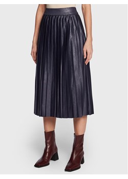 Peserico Easy Spódnica plisowana M05489P1 Granatowy Regular Fit ze sklepu MODIVO w kategorii Spódnice - zdjęcie 181198885