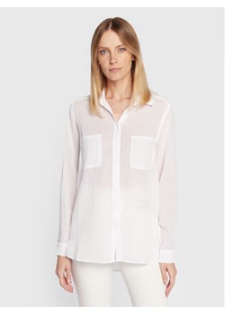 Seafolly Koszula Beachedit 54795-TO Biały Regular Fit ze sklepu MODIVO w kategorii Koszule damskie - zdjęcie 181198887