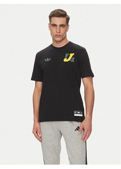 adidas T-Shirt Jamaica VRCT JE5331 Czarny Regular Fit ze sklepu MODIVO w kategorii T-shirty męskie - zdjęcie 181198895