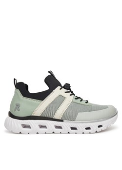 Rieker Sneakersy M6061-52 Zielony ze sklepu MODIVO w kategorii Buty sportowe damskie - zdjęcie 181199269