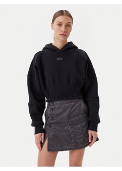Alpha Industries Bluza 148041 Czarny Regular Fit ze sklepu MODIVO w kategorii Bluzy damskie - zdjęcie 181199406