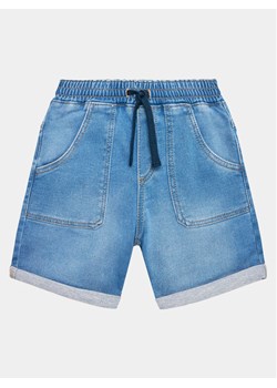 United Colors Of Benetton Szorty jeansowe 49BPG900T Granatowy Regular Fit ze sklepu MODIVO w kategorii Spodenki niemowlęce - zdjęcie 181199458