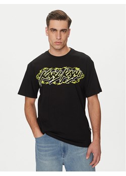 Karl Kani T-Shirt Woven Signature Heat 60300355 Czarny Regular Fit ze sklepu MODIVO w kategorii T-shirty męskie - zdjęcie 181199549