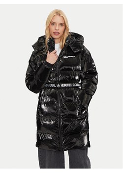 Karl Lagerfeld Jeans Kurtka puchowa 246J1506 Czarny Regular Fit ze sklepu MODIVO w kategorii Kurtki damskie - zdjęcie 181199699