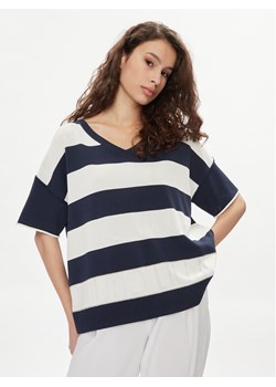Liu Jo Bluzka TA4115 MS36L Biały Loose Fit - id: 0000303646165 - marki Liu Jo - 181199719 Liu Jo Bluzka TA4115 MS36L Biały Loose Fit ze sklepu MODIVO w kategorii Bluzki damskie - zdjęcie 181199719