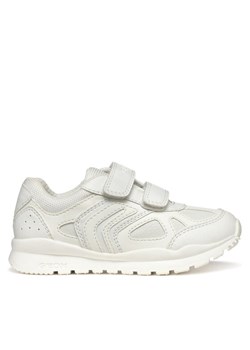 Geox Sneakersy J Pavel J5515A 0BUCE C1000 D Biały ze sklepu MODIVO w kategorii Buty sportowe dziecięce - zdjęcie 181200066