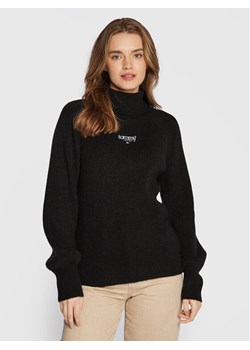 Tommy Jeans Golf Lofty DW0DW14257 Czarny Relaxed Fit ze sklepu MODIVO w kategorii Swetry damskie - zdjęcie 181200107