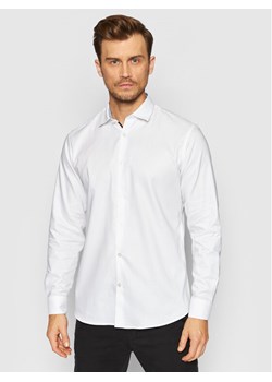 Selected Homme Koszula New Mark 16058640 Biały Slim Fit ze sklepu MODIVO w kategorii Koszule męskie - zdjęcie 181200178