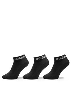 adidas Skarpety Niskie Unisex Linear Ankle Socks Cushioned Socks 3 Pairs IC1303 Czarny ze sklepu MODIVO w kategorii Skarpetki damskie - zdjęcie 181200259