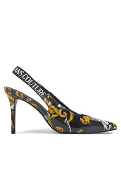 Versace Jeans Couture Sandały 78VA3S52 Czarny ze sklepu MODIVO w kategorii Sandały damskie - zdjęcie 181200357