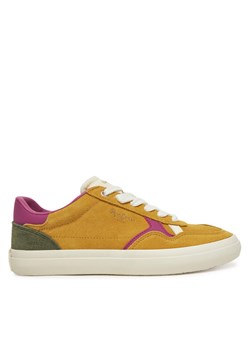 Pepe Jeans Sneakersy Travis City W PLS31592 Zielony ze sklepu MODIVO w kategorii Trampki damskie - zdjęcie 181200405
