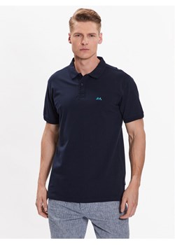 Lindbergh Polo 30-427002 Granatowy Relaxed Fit ze sklepu MODIVO w kategorii T-shirty męskie - zdjęcie 181200578