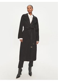 MICHAEL Michael Kors Płaszcz wełniany 77C5935M22 Czarny Regular Fit ze sklepu MODIVO w kategorii Płaszcze damskie - zdjęcie 181200615