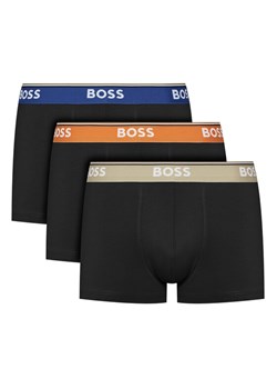BOSS Komplet 3 par bokserek Trunk 3P Power 50531684 Czarny ze sklepu MODIVO w kategorii Majtki męskie - zdjęcie 181200697