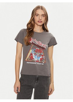 Noisy May T-Shirt Nate 27032258 Szary Regular Fit ze sklepu MODIVO w kategorii Bluzki damskie - zdjęcie 181200736