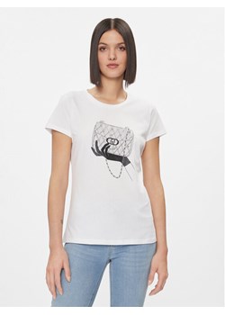 Liu Jo T-Shirt WA4034 JS923 Biały Regular Fit ze sklepu MODIVO w kategorii Bluzki damskie - zdjęcie 181201196