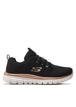 Skechers Sneakersy 12615/BKGD Czarny ze sklepu MODIVO w kategorii Buty sportowe damskie - zdjęcie 181201228