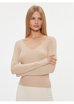 ONLY Sweter 15302350 Beżowy Regular Fit ze sklepu MODIVO w kategorii Swetry damskie - zdjęcie 181201367