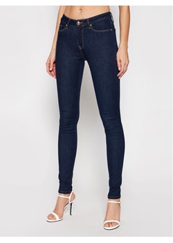 Tommy Hilfiger Jeansy WW0WW14742 Granatowy Skinny Fit ze sklepu MODIVO w kategorii Jeansy damskie - zdjęcie 181201427
