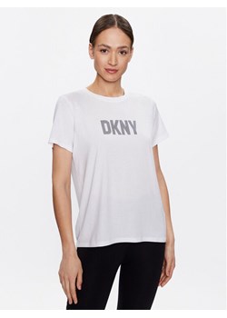 DKNY Sport T-Shirt DP2T6749 Biały Classic Fit ze sklepu MODIVO w kategorii Bluzki damskie - zdjęcie 181201439