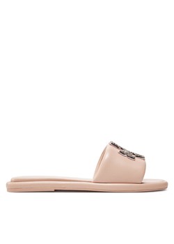 Tory Burch Klapki Double T Deco Sport Slide 158768 Różowy ze sklepu MODIVO w kategorii Klapki damskie - zdjęcie 181201629