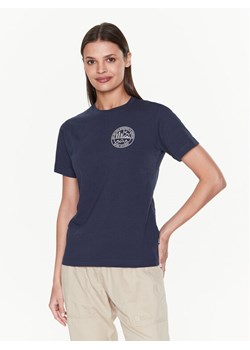 Jack Wolfskin Koszulka techniczna Campfire 1809061 Granatowy Regular Fit ze sklepu MODIVO w kategorii Bluzki damskie - zdjęcie 181201728