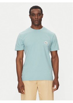 Quiksilver T-Shirt EQYZT08062 Błękitny Regular Fit ze sklepu MODIVO w kategorii T-shirty męskie - zdjęcie 181201795