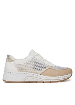 Rieker Sneakersy N6503-80 Biały ze sklepu MODIVO w kategorii Buty sportowe damskie - zdjęcie 181201807