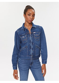 Wrangler Kurtka jeansowa Jen 112346210 Niebieski Regular Fit ze sklepu MODIVO w kategorii Kurtki damskie - zdjęcie 181201847