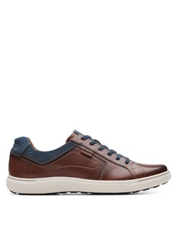 Clarks Sneakersy Mapstone Lace 26176886 Brązowy ze sklepu MODIVO w kategorii Buty sportowe męskie - zdjęcie 181201916