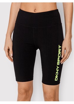DKNY Sport Kolarki DP1S4915 Czarny Slim Fit ze sklepu MODIVO w kategorii Szorty - zdjęcie 181201955