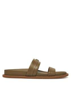 MICHAEL Michael Kors Klapki Mandy Flat Sandal 40S5MAFS2L Zielony ze sklepu MODIVO w kategorii Klapki damskie - zdjęcie 181201959