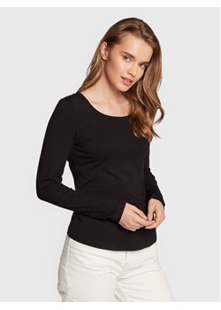 Fransa Bluzka Kasic 600543 Czarny Slim Fit ze sklepu MODIVO w kategorii Bluzki damskie - zdjęcie 181201978
