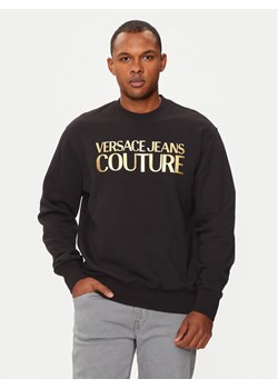 Versace Jeans Couture Bluza 77GAIT05 Czarny Regular Fit ze sklepu MODIVO w kategorii Bluzy męskie - zdjęcie 181202125