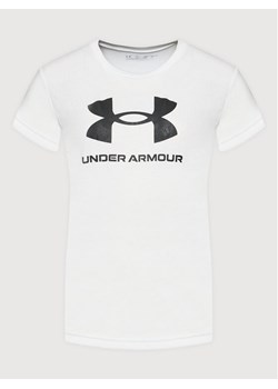 Under Armour T-Shirt Ua Sportstyle Logo 1363282 Biały Loose Fit ze sklepu MODIVO w kategorii T-shirty chłopięce - zdjęcie 181202356