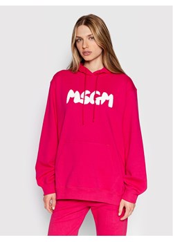 MSGM Bluza 3341MDM182 227799 Różowy Regular Fit ze sklepu MODIVO w kategorii Bluzy damskie - zdjęcie 181202557