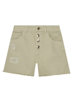 Guess Szorty materiałowe J5GD29 WH6L0 Beżowy Regular Fit ze sklepu MODIVO w kategorii Spodenki dziewczęce - zdjęcie 181202668