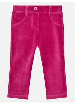 United Colors Of Benetton Spodnie materiałowe 4DZBGE00L Różowy Regular Fit ze sklepu MODIVO w kategorii Spodnie dziewczęce - zdjęcie 181202726