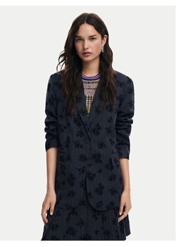 Desigual Marynarka Zagrez 24WWEW46 Szary Relaxed Fit ze sklepu MODIVO w kategorii Marynarki damskie - zdjęcie 181202778
