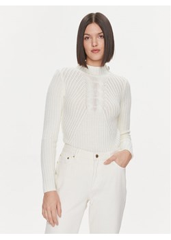 Liu Jo Sweter MF3223 MA95M Écru Slim Fit ze sklepu MODIVO w kategorii Swetry damskie - zdjęcie 181202795