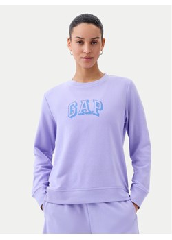 Gap Bluza 885586-02 Fioletowy Regular Fit ze sklepu MODIVO w kategorii Bluzy damskie - zdjęcie 181202848