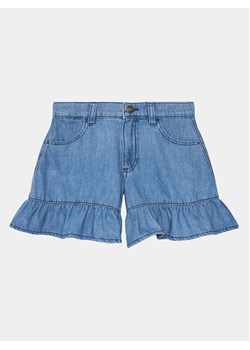 United Colors Of Benetton Szorty jeansowe 4AD6C902L Niebieski Wide Leg ze sklepu MODIVO w kategorii Spodenki dziewczęce - zdjęcie 181202876