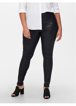 ONLY Carmakoma Legginsy Carly 15245650 Czarny Regular Fit ze sklepu MODIVO w kategorii Spodnie damskie - zdjęcie 181202905