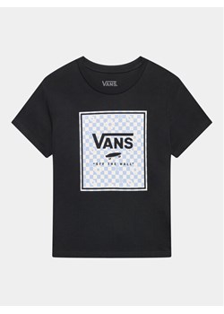 Vans T-Shirt Box Fill Floral Crew VN00078E Czarny Regular Fit ze sklepu MODIVO w kategorii T-shirty chłopięce - zdjęcie 181202927