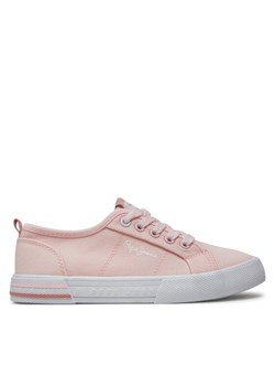 Pepe Jeans Tenisówki Brady Basic G PGS30604 Różowy ze sklepu MODIVO w kategorii Trampki dziecięce - zdjęcie 181203035