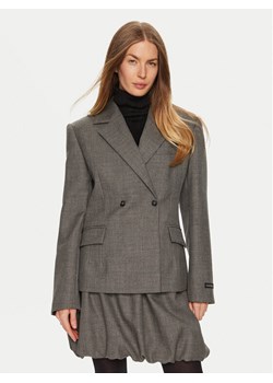 Herskind Marynarka Wasty 5399140 Szary Relaxed Fit ze sklepu MODIVO w kategorii Marynarki damskie - zdjęcie 181203137