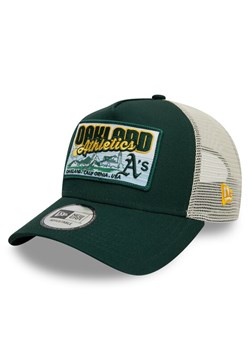 New Era Czapka z daszkiem Mlb Patch Trucker Oakland Athletics 60595258 Zielony ze sklepu MODIVO w kategorii Czapki z daszkiem męskie - zdjęcie 181203246