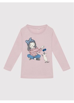 NAME IT Bluzka 13198273 Fioletowy Regular Fit ze sklepu MODIVO w kategorii Bluzki dziewczęce - zdjęcie 181203368