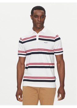 Hechter Paris Polo 74016 151928 Biały Regular Fit ze sklepu MODIVO w kategorii T-shirty męskie - zdjęcie 181203376